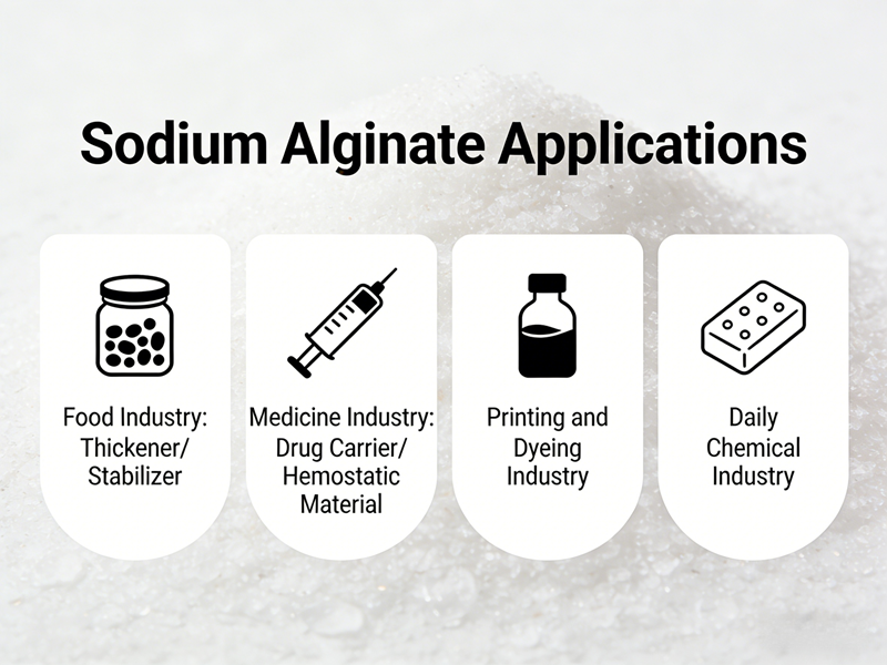 Sodium Alginate Application Anwendung von Natriumalginat