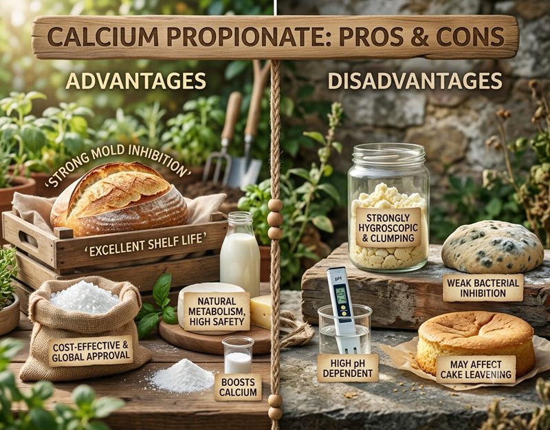 Vor- und Nachteile von Calciumpropionat