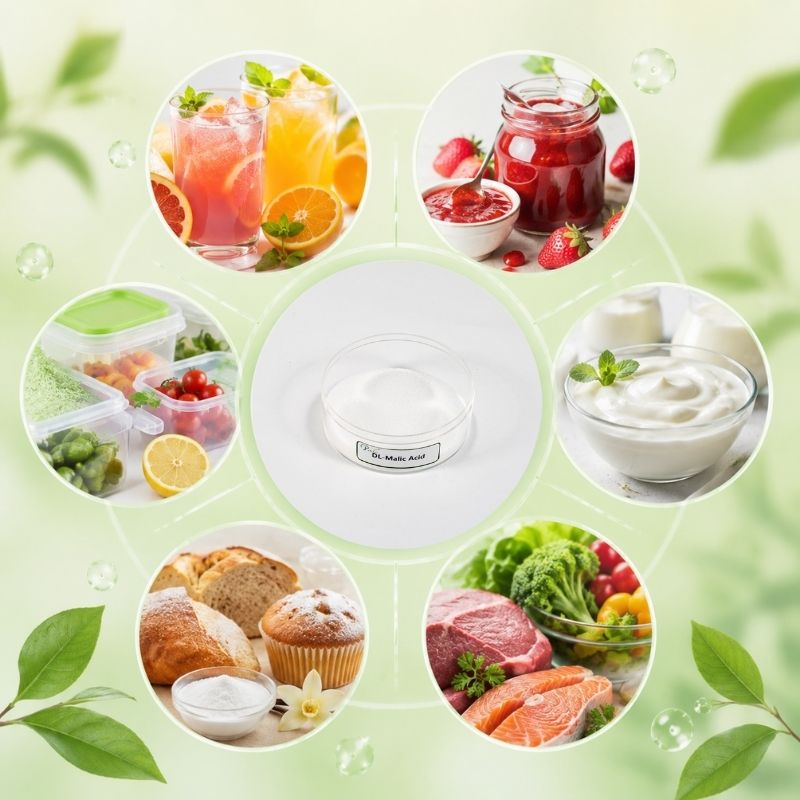 Bulk-E296 DL Apfelsäure L Apfelsäurepulver in Lebensmittelqualität
