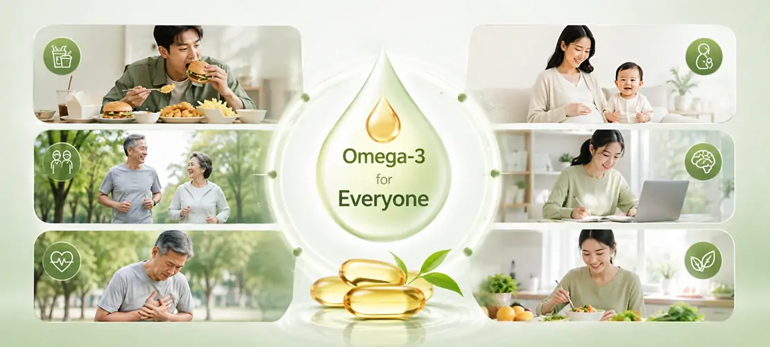 Omega-3 ist geeignet f&uuml;r