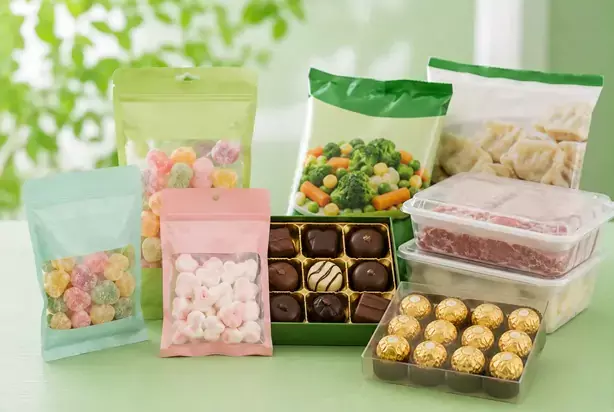 Süßigkeiten und Tiefkühlkost
