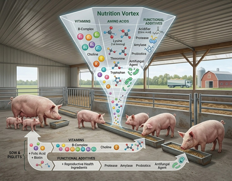 Schweine-Vormischungen