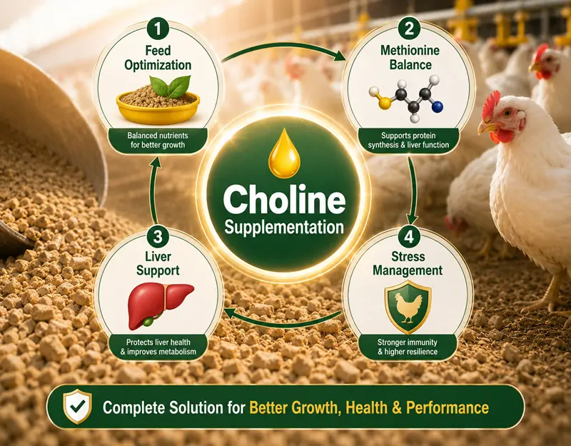 Futterzusatzstoff Cholinchlorid f&uuml;r Tiere