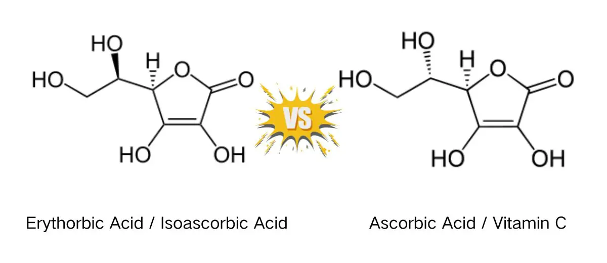 Erythorbins&auml;ure vs. Ascorbins&auml;ure